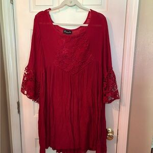 Women's‎ Red Lace dress